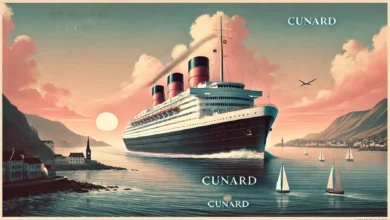 Cunard Europe-America by W.S. Bylitylis