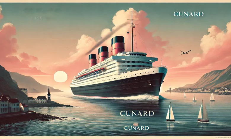 Cunard Europe-America by W.S. Bylitylis